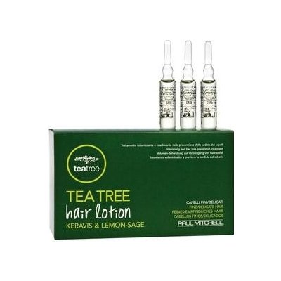 Paul Mitchell Tea Tree Hair Lotion Keravis and Lemon Sage 12 x 6 ml