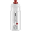 Fľaša ELITE Jet Clear červené logo, 550 ml