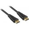 PremiumCord Kabel HDMI A - HDMI A M/M 1m,zlac.kon. kphdmi1