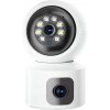 OTOČNÁ DVOJITÁ KAMERA 2MP VNÚTORNÁ WIFI HD ZOOM DOHĽAD OPIATROVATEĽKA MONITORING