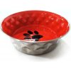 Nobleza Diamond - nerezová miska s keramickým povrchom Červená