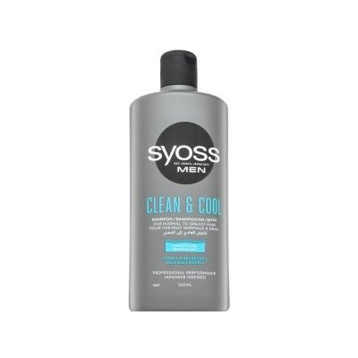 Syoss Men Clean & Cool Shampoo čistiaci šampón pre všetky typy vlasov 500 ml