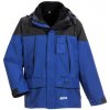 Planam OUTDOOR TWISTER Zimná bunda XS, Modrá-Čierna