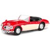 Abrex Cararama Austin Healey Open Top - Red & Cream 1:43