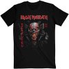 Iron Maiden Tričko Senjutsu Black Cover Vertical Logo Unisex Black XL