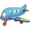 UGEARS Drevené vyfarbovacie 3D Puzzle - Airplane
