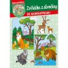 Omaľovánka A4 so samolepkami Zvieratká z lesa