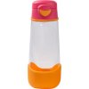 b.box Šport fľaša na pitie 600 ml - ružová/oranžová EUR