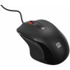 Natec optická myš PIGEON 2/4 000 DPI/Kancelárska/Optická/4 000 DPI/Drôtová USB/Čierna, NMY-2047