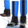 Vodeodolné turistické gamaše – návleky na topánky, 2 ks, modrá