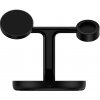 Baseus WXTE000101 Swan 3v1 Bezdrôtový Magnetický Nabíjací Stojan 15W Black (6932172609627)