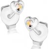 Šperky eshop - Strieborné 925 náušnice, drobné srdiečko, okrúhly dúhový krištáľ Swarovski I38.01