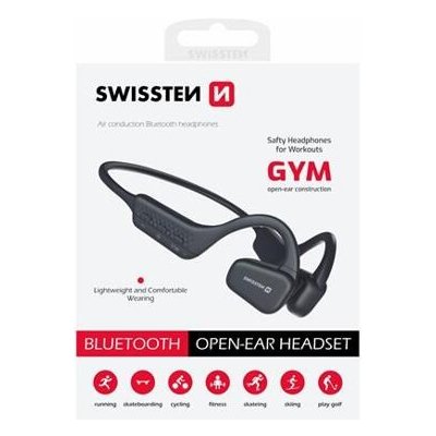 BLUETOOTH EARPHONES SWISSTEN GYM AIR CONDUCTION 51107090