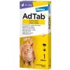 AdTab pre mačky 12 mg žuvacie tablety pre mačky 0,5–2 kg 1 tableta
