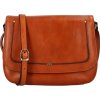 Dámska kožená crossbody kabelka svetlohnedá - Katana Versa hnedá