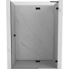 Mexen, Mexen Lunar L pravé otočné sprchové dvere 140 cm, transparentné, čierne - 834L-140-000-70-00-P