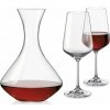 Bohemia Crystal Set na víno Sandra (set 1 karafa + 2 poháre)
