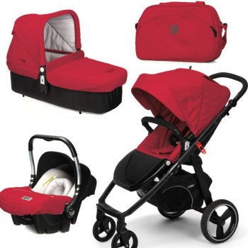 Casualplay Loop autosedačka Baby 0plus vanička Cot a Bag Raspberry 2015