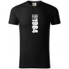 Limited edition 1984 pruh - Tričko z organickej bavlny - L ( Čierna )