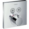 Hansgrohe Shower Select - Termostatická batéria pod omietku, na 2 výstupy, chróm - 15763000