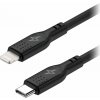 AlzaPower SilkCore USB-C to Lightning MFi, 1 m čierny APW-CBSCMFI9401B