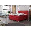 OLIVIA MANŽELSKÁ POSTEĽ 180X200 ČERVENÁ EKO-KOŽA LED