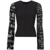 Desigual Tričká s dlhým rukávom TS REBE Čierna