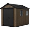 Keter domček Apex 9 × 7,5 Walnut