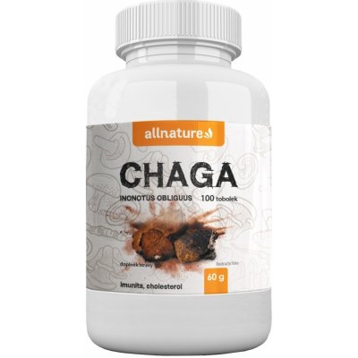 Allnature Chaga 100 kapsúl