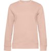 B&C Mikina B&C QUEEN Crew Neck, dámská COT01W01Qx5300-soft rose XS Růže světlá