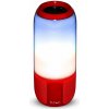 V-TAC Bluetooth Reproduktor s RGB+W LED svetlom, červený
