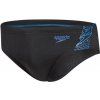 Pánske plavky Speedo Boom Splice 7cm Brief čierna/modrá