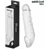 Addicted toys - transparent penis extenson size s 23 cm