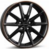 Borbet LX 8x18 5x112 ET44 black matt rim copper