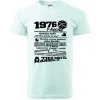1976 v kocke - Klasické pánske tričko vyššej gramáže - S ( Frost )