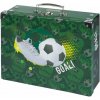 Skladací školský kufrík Baagl Football s kovaním