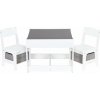 EcoToys ZCF-01A Detský nábytkový set, stôl + 2 stoličky s úložnými boxmi a obojstrannou doskou