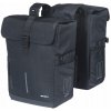 Cyklistická taška na nosič Basil Move Double Bag 30 l čierna