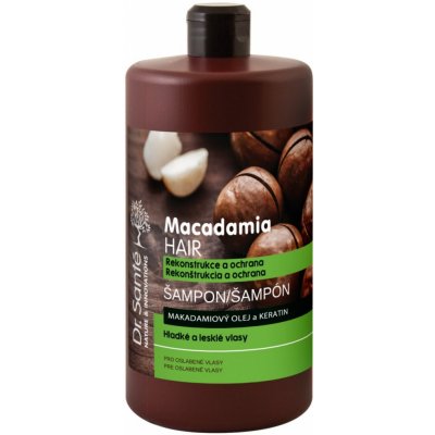 Dr. Santé Macadamia šampón pre oslabené vlasy Macademia Oil and Keratin Reconstruction and Protection 1000 ml