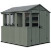 Domček na náradie so skleníkom 2v1 POTTING SHED 6x8 green - 190x244cm - Keter