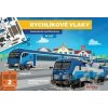rychlíkové vlaky jednoduché vystřihovánky