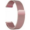 eses Milánsky ťah celokovový remienok pre smart hodinky 20 mm Farba: ružová s magnetickým zapínaním