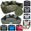 Pelech pre psa KINGDOG 100 x 75 cm, personalizované, vodoodolné, zelené