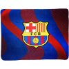 FC Barcelona Fleecová deka FC Barcelona, modročervená, 120×150 cm