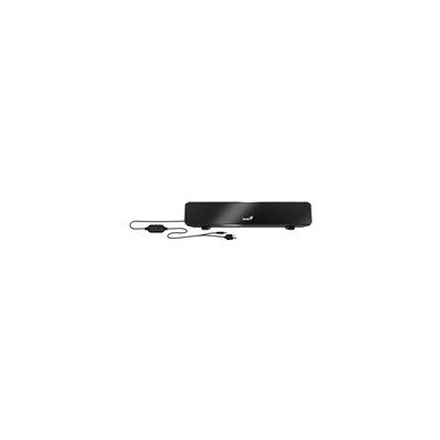 GENIUS repro USB SoundBar 100/ drátový/ 6W/ USB/ 3,5"" jack/ černý
