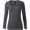 MALFINI PREMIUM Tričko Brave 156, dlouhý rukáv, dámské MAL-1568315 L Antracitová světlá
