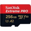 SanDisk microSDXC 256GB Extreme PRO + Rescue PRO Deluxe + SD adaptér SDSQXCD-256G-GN6MA