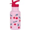 A Little Lovely Company - antikorová fľaša na pitie, 350 ml - čerešne
