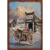 Ceduľa USA Motobike - historická ceduľa 30cm x 20cm Plechová tabuľa
