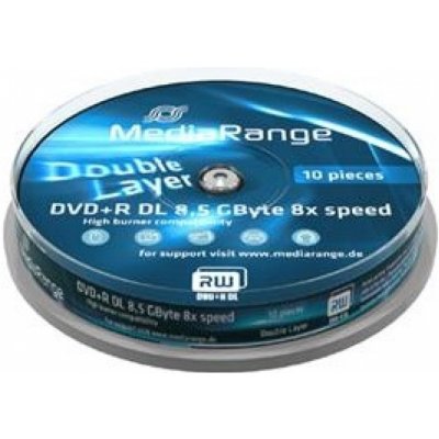 MediaRange DVD+R 8,5GB 8x, 10ks od 4,67 € - Heureka.sk